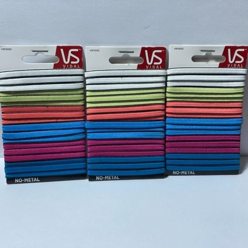 Vidal Sassoon No Metal Hair Ties Ponytail Holders